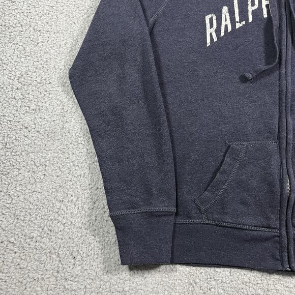 Polo Ralph Lauren Hoodie Mens XL Full Zip Sweatshirt Spell Out Vintage Y2K 67 - Picture 9 of 16
